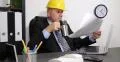 Architect Engineer Check Design Plan Drinking Coffe Tea Inspect Master Builder 4k or 4k+ Resolution