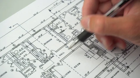 Architect Explaining Project to Customers Stock Footage 106674948