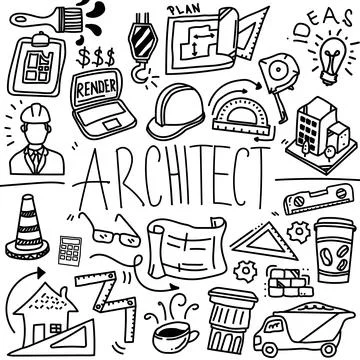 ARCHITECT Illustrazione stock