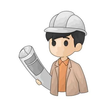 Architect illustration Stock Illustration