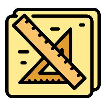 Architect information icon vector flat 스톡 일러스트