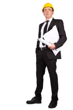 Architect isolated Stock Photos