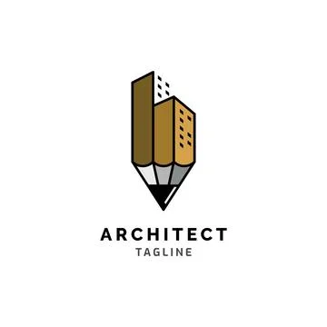 Architect logo design  Stock Illustration
