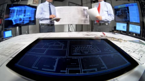 Architect Meeting  Stock Footage 194900131