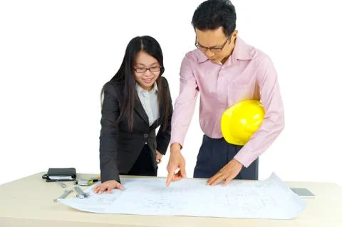 Architect meeting Stock Photos