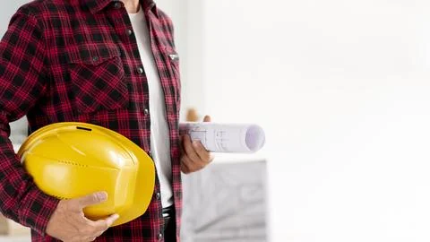 Architect office with copy space Stock Photos