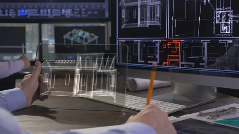 Architect Office  Stock Footage 200816236