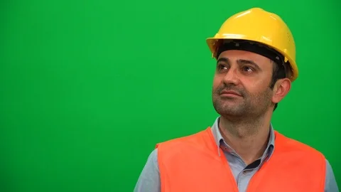 Architect or Construction Worker Watching Stock Footage 88652687