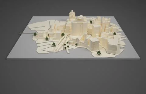 Architect plan model Stock Illustration