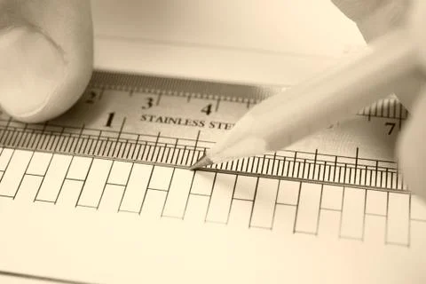 Architect in process Stock Photos