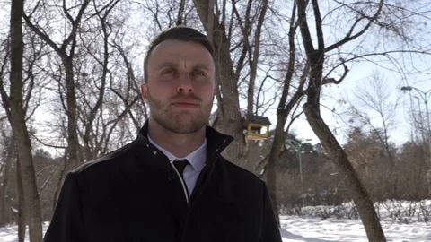 Architect is taking a walk Stock Footage 88164127