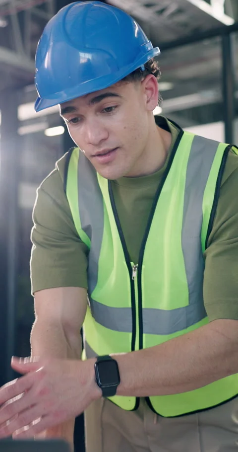Architect, team discussion and man with laptop for construction project Stock Footage 340606960
