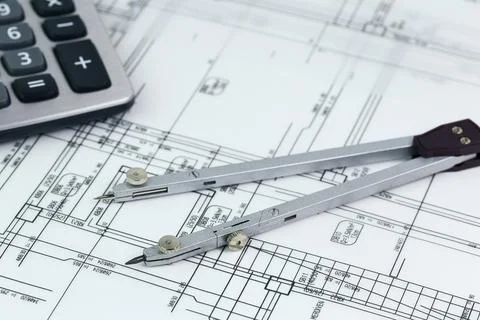 Architect working concept Stock Photos