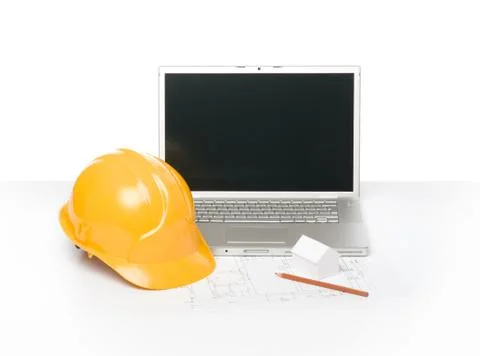 Architect workplace Foto stock