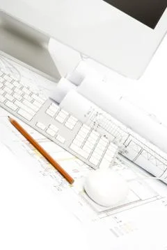 Architect workplace Stock Photos