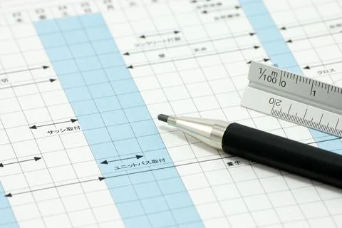 Architects concept, engineer architect designer freelance work on start-up .. Foto stock