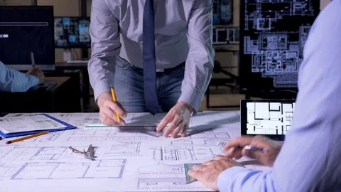 Architects  Stock Footage 129249049