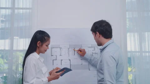 Architects high five together, Project S... | Stock Video | Pond5