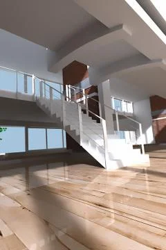 Architect's loft Stock Illustration