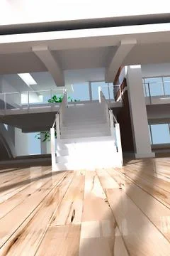 Architect's loft Stock Illustration