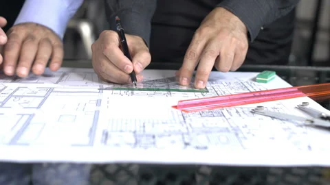 Architects In Office Stock Footage 210475912