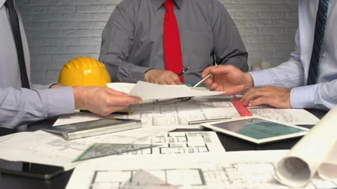 Architects planning 스톡 동영상 209901540