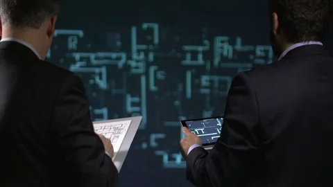 Architects at presentation Stock Footage 210549988