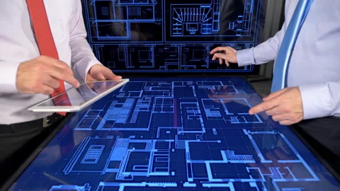 Architects Working  Stock Footage 194800704