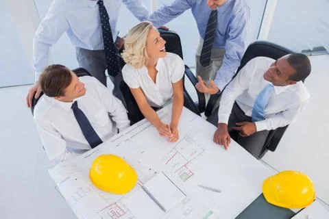 Architects working Fotos Stock