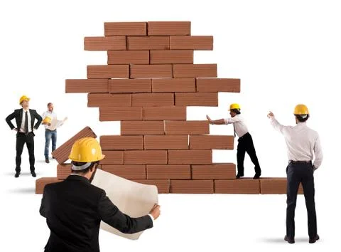 Architects working on a project Stock Photos