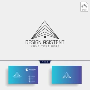 Architectur construction logo template vector icon elements Stock Illustration