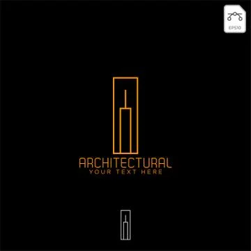 Architectur construction logo template vector icon elements Stock Illustration