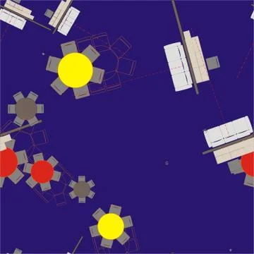 Architectura Seamless  Pattern Illustrazione stock