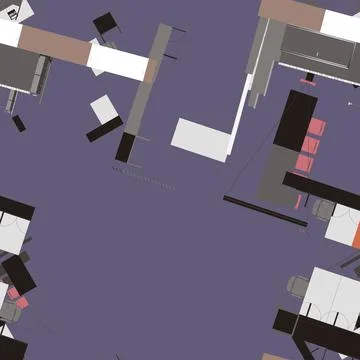 Architectura Seamless  Pattern Illustrazione stock