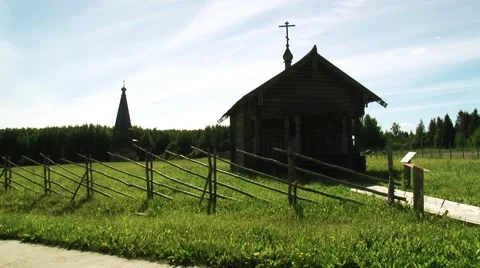 Architectural and Ethnographic Museum Stock Footage 48613317