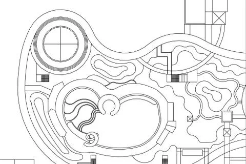 Architectural background, architecture plan, construction drawing Stock Illustration