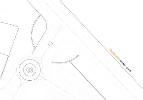 Architectural background, architecture plan, construction drawing Stock Illustration