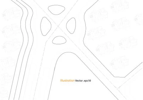 Architectural background, architecture plan, construction drawing Illustrazione stock