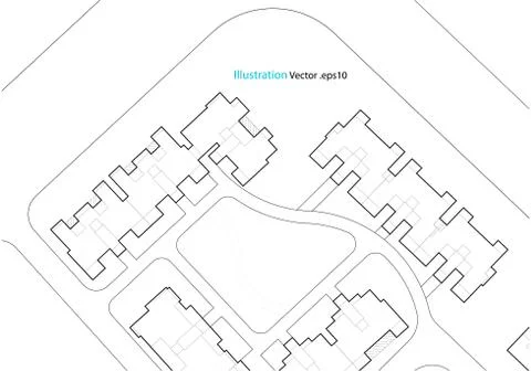 Architectural background, architecture plan, construction drawing 스톡 일러스트