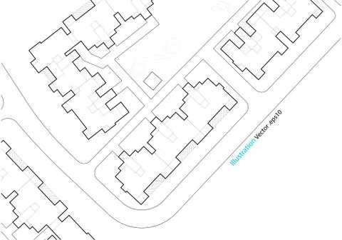 Architectural background, architecture plan, construction drawing Stock Illustration