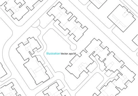 Architectural background, architecture plan, construction drawing Stock Illustration