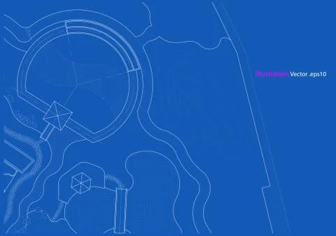 Architectural background, architecture plan, construction drawing 스톡 일러스트