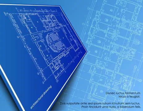 Architectural background. Stock Illustration