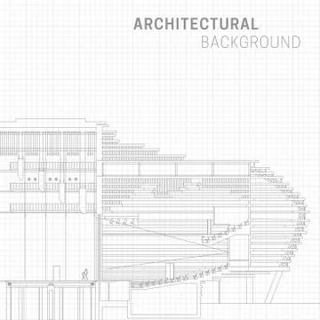 Architectural background Stock Illustration