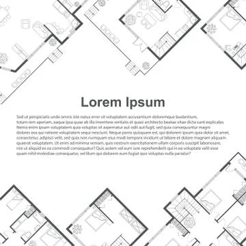Architectural background template Stock Illustration