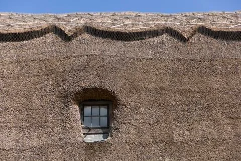 Architectural background - thatch Stock Photos