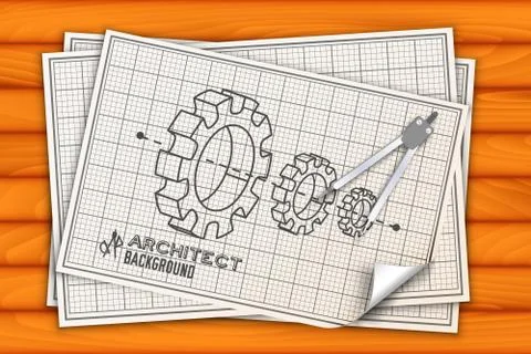 Architectural background. Vector Illustration, eps10, contains Stock Illustration