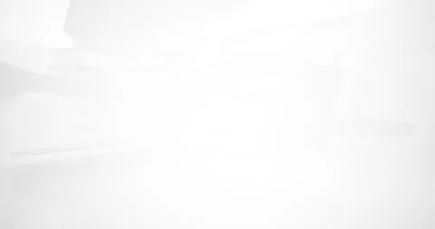 Architectural background.Abstract smooth white interior. 3D animation and render Stock Footage 134438338