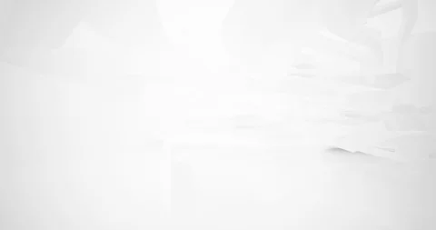 Architectural background.Abstract white interior. 3D animation and rendering. Stock Footage 127564943
