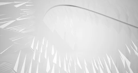 Architectural background.Abstract white interior.  Stock Footage 127417308